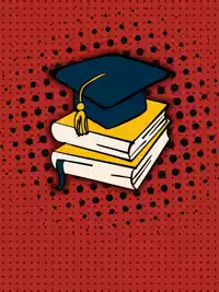 Free Graduation Card: Celebrate Success with Pop Art Style