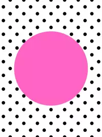 Free Thank You Card: Minimalist Polka Dot Design