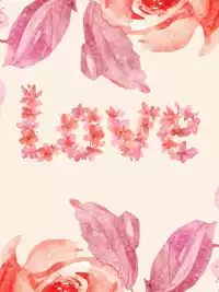 Free Romantic Valentine Card: Love in Bloom Watercolor Art