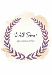 Free Congratulations Card - Elegant Watercolor Design