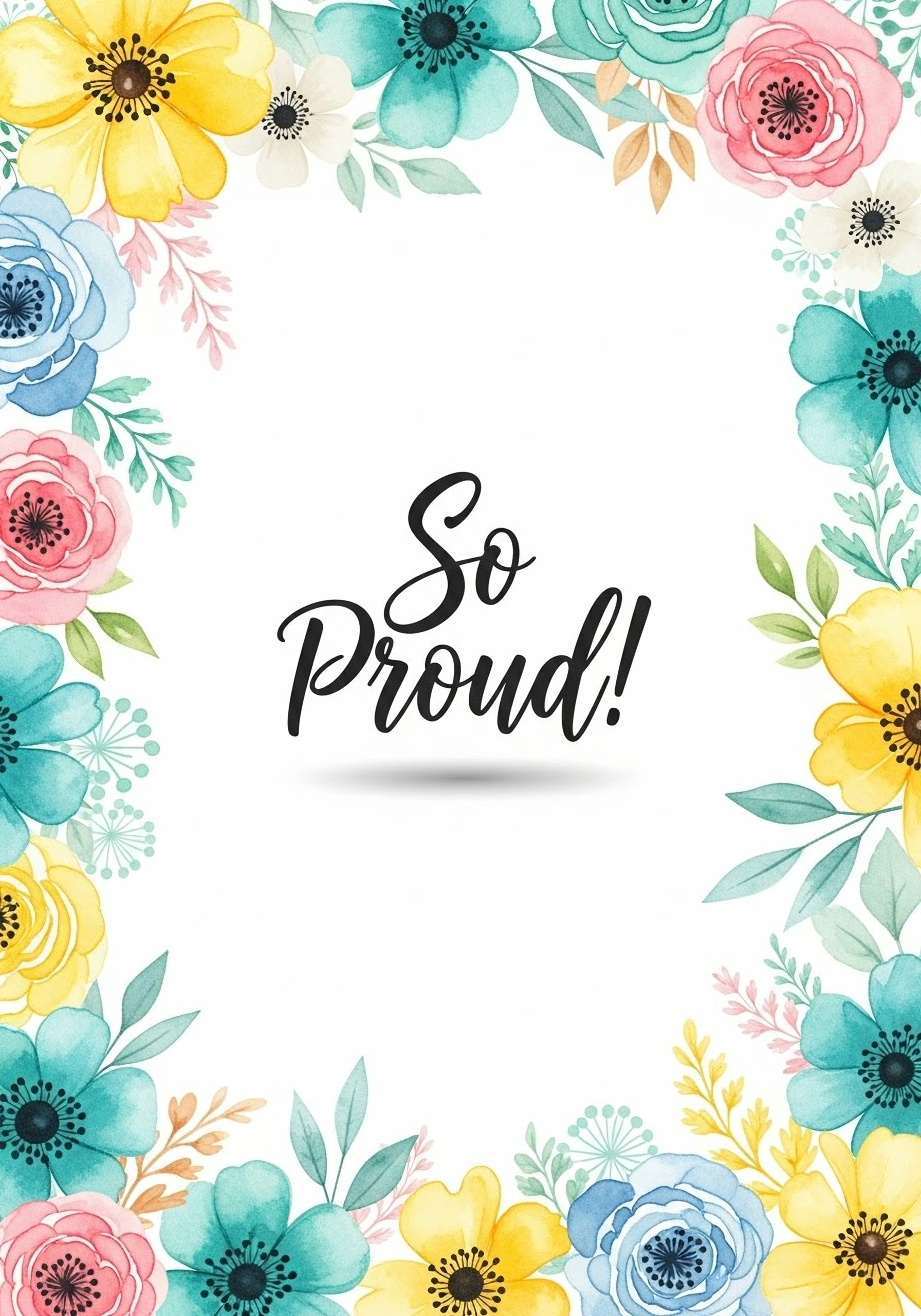 Delicate Floral Watercolor