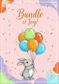 Free New Baby Card - Adorable Bunny Design!
