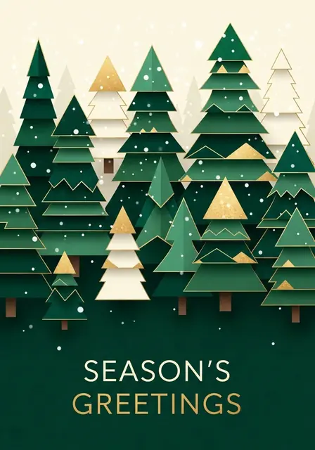Geometric Holiday Cheer