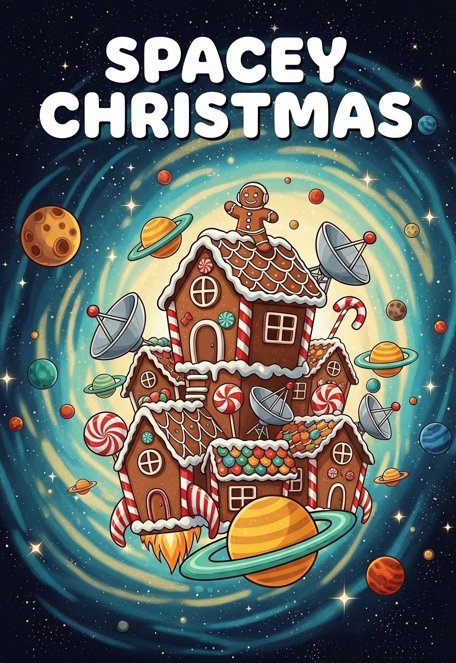 Galactic Gingerbread Village