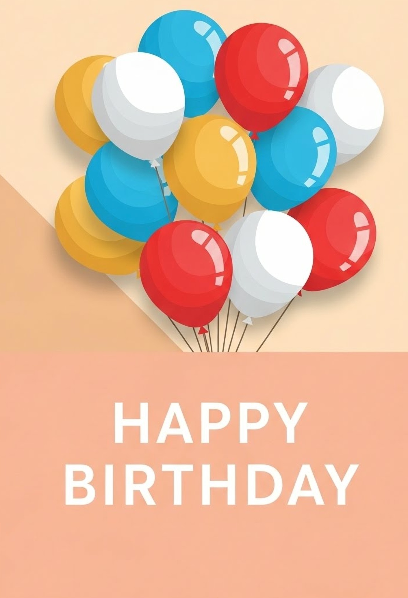 Classic Balloons Birthday