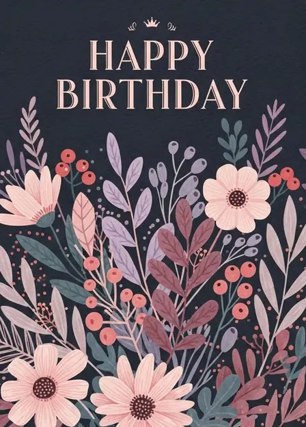 Botanical Birthday Blooms
