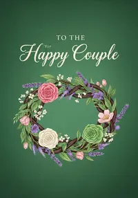 Free Wedding Card - Botanical Love Knot Design