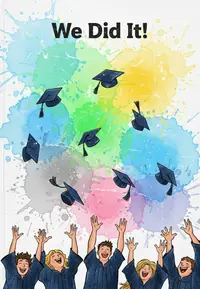 Free Graduation Card - Toss Caps with Joy!
