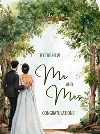 Free Wedding Card - Celebrate the Happy Couple!