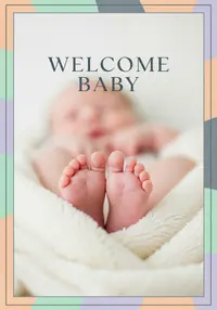 Free Baby Shower Card - Precious Footprints Online!