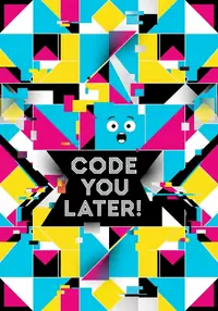 Free Birthday Card - Geometric Glitch Fun!