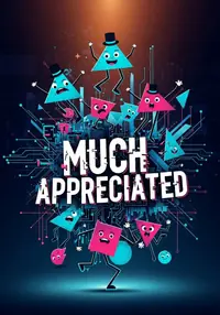 Free Thank You Card - Modern Geometric Design