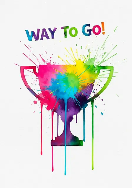 Splat of Congratulations