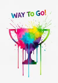 Free Congratulations Card - Funny Trophy Design!