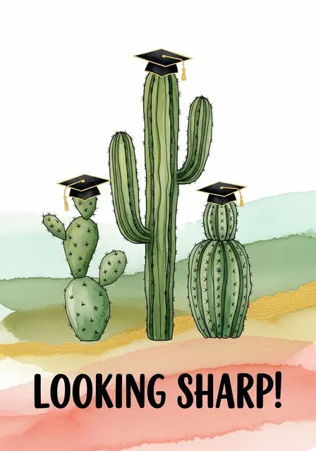 Punny Cactus Congratulations