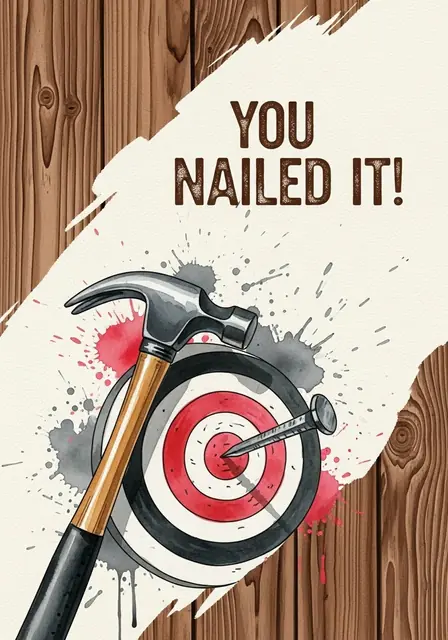 Nailed It Watercolor