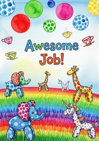 Free Congratulations Card - Surreal Balloon Parade