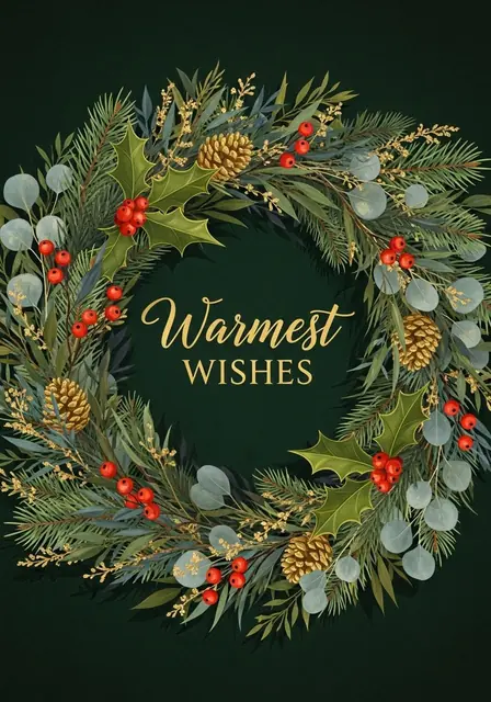 Festive Foliage Wreath