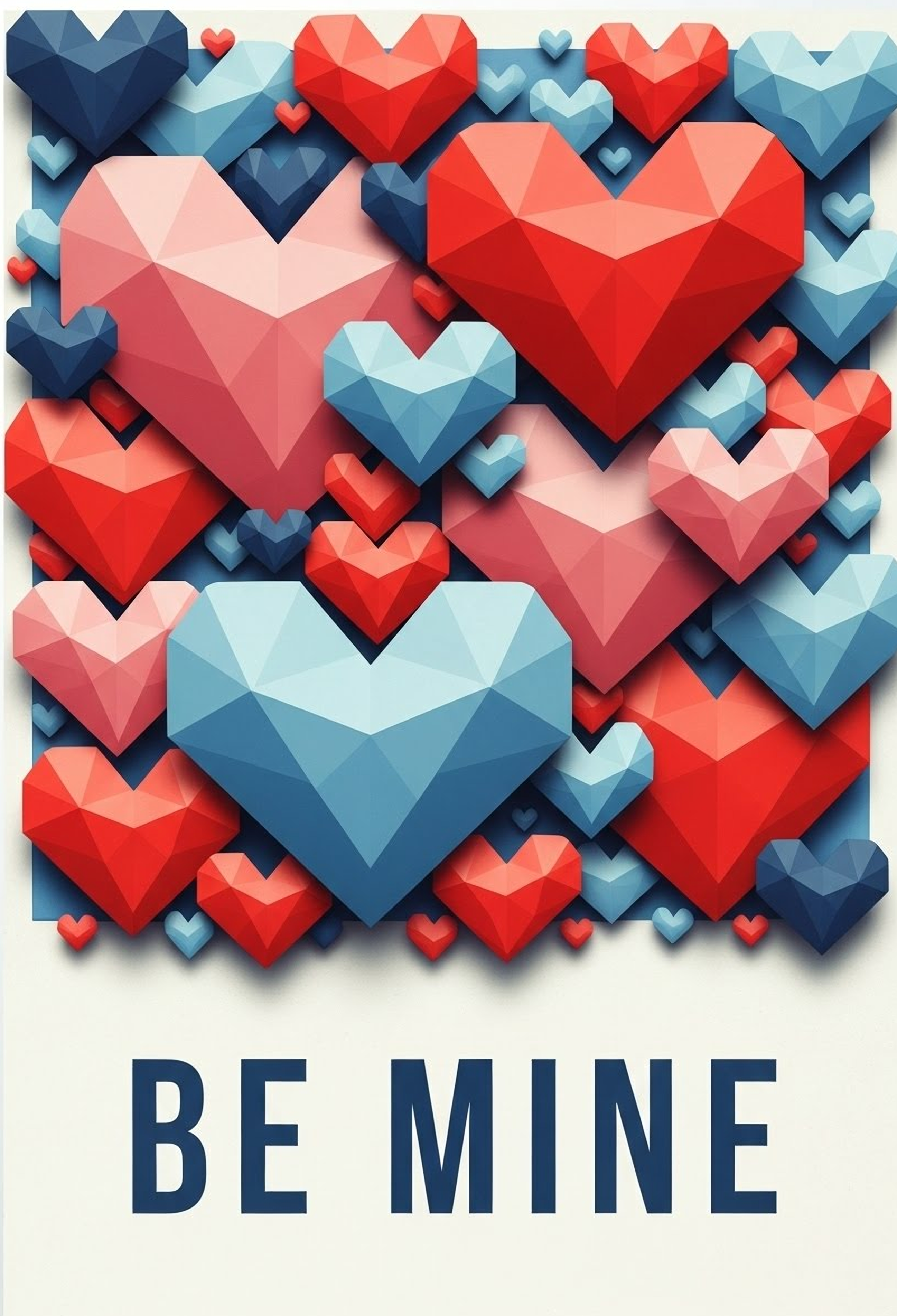 Geometric Love Valentine