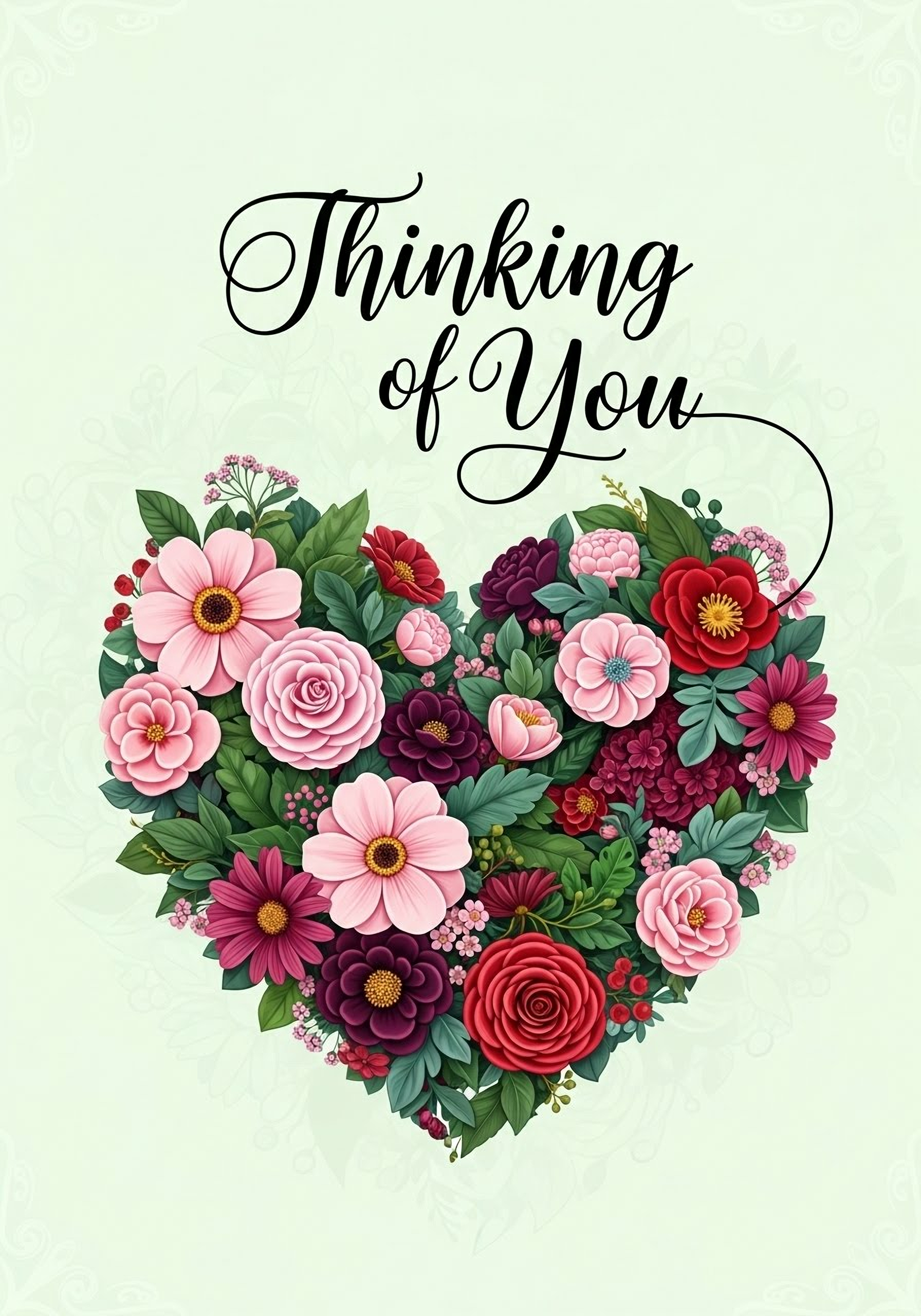 Floral Heart Valentine