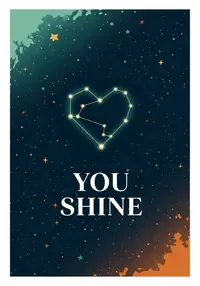 Free Love Card - Heart Constellation for Someone Special