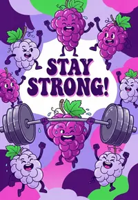 Free Funny Grapes Card - Send a Goofy Greeting!