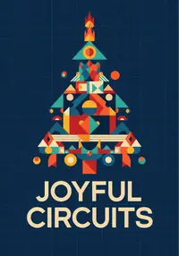 Free Christmas Card - Modern Digital Noel Design