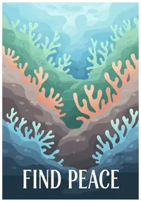 Free Inspirational Card - Oceanic Flow Design