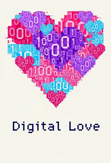 Pixelated Hearts