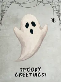 Free Halloween Card - Spooky & Modern!