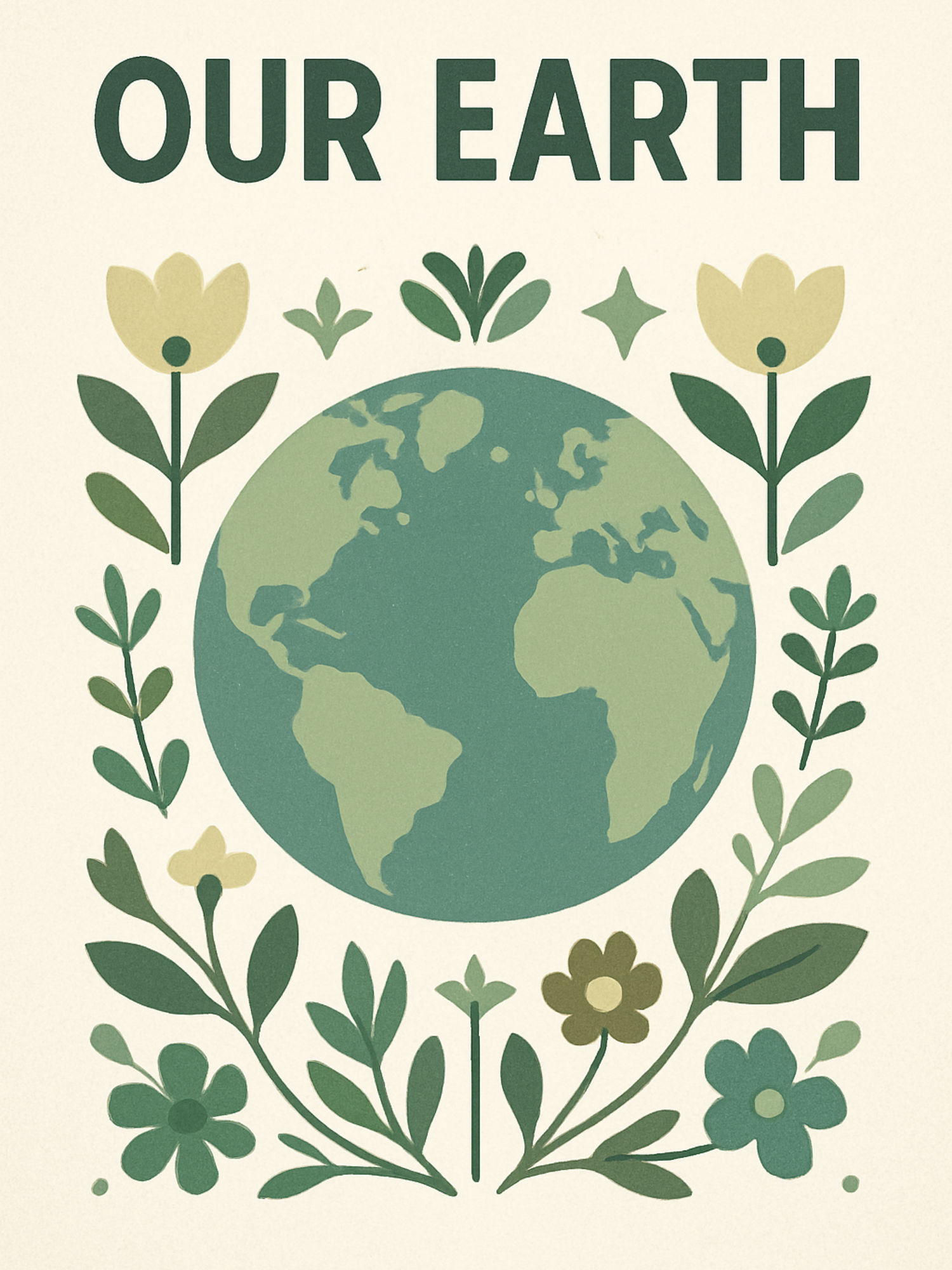 Scandinavian Floral Earth