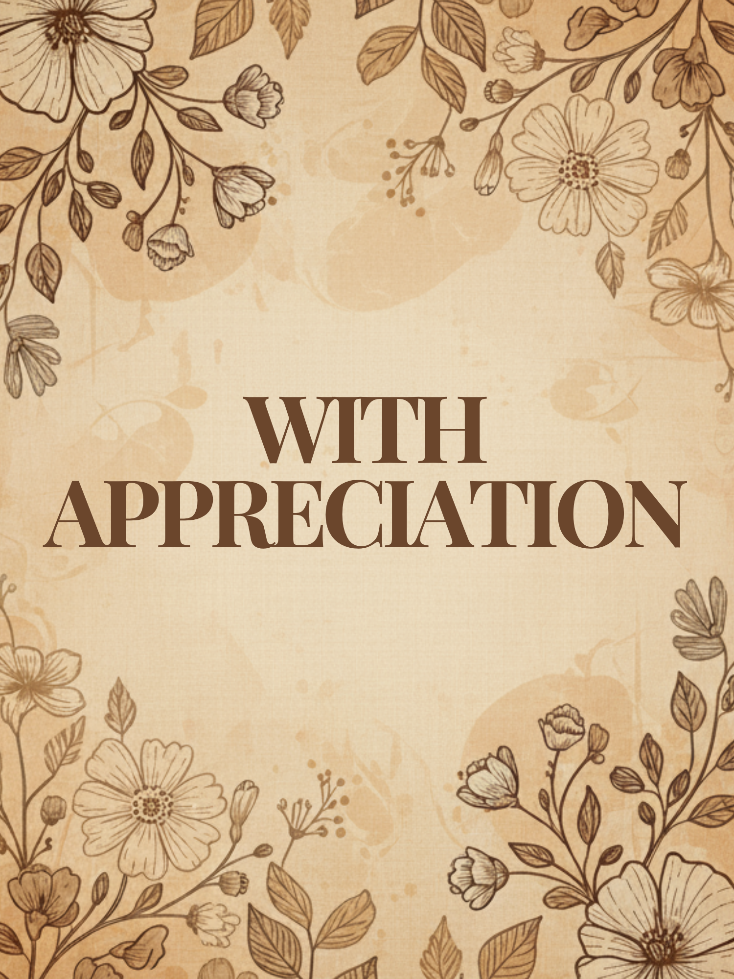Earthy Floral Gratitude