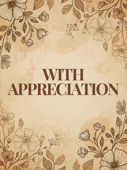 Earthy Floral Gratitude