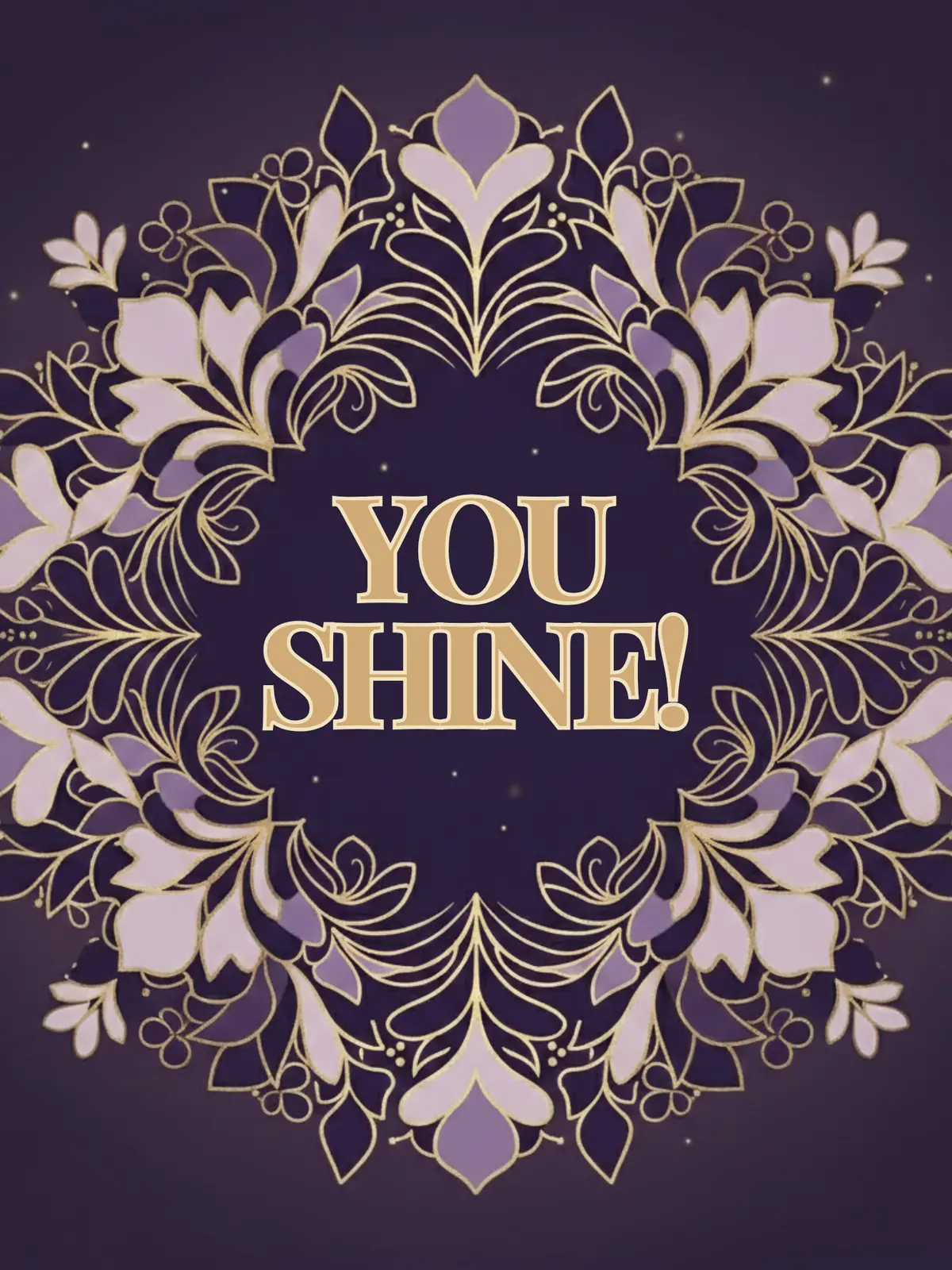 Art Deco style employee award card with floral design, vintage feel, celebrating employee achievements, blooming flower motif.