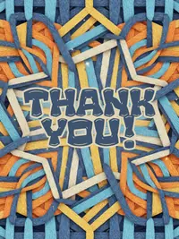 Free Teacher's Day Card - Woven Gratitude Design