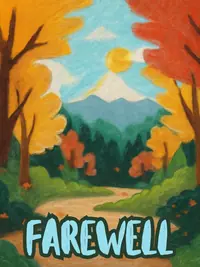 Free Farewell Card - Painted Path for New Journeys