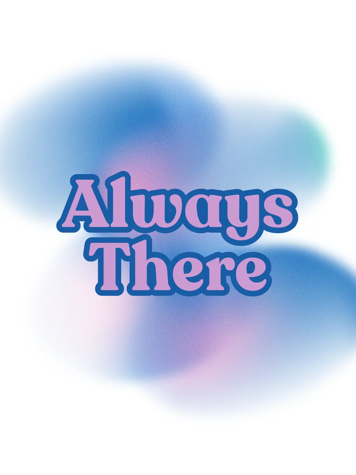 Modern friendship card with flowing organic curves and minimalist design, symbolizing the natural connection between friends.