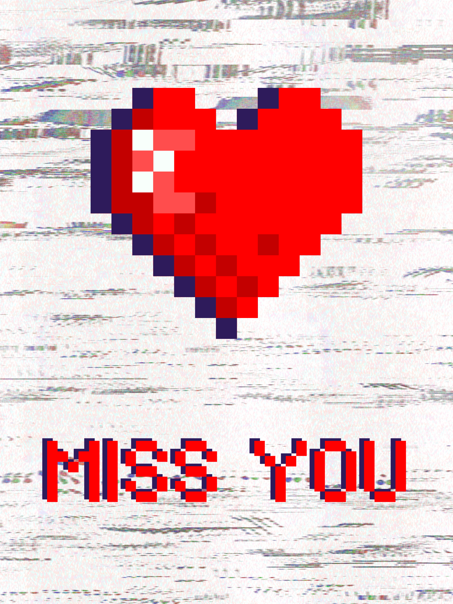 Pixel Heart Longing