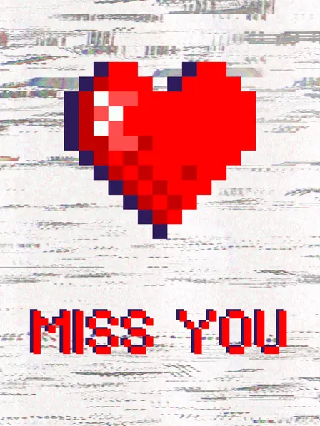 Pixel Heart Longing