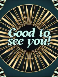 Free Welcome Back Card - Deco Style & Send Online!