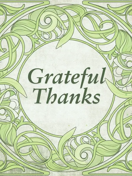 Grateful Thanks