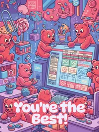 Free Employee Appreciation Card - Best Team Award!