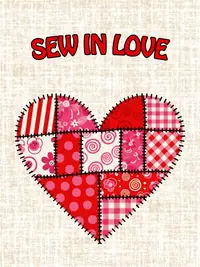 Free Valentine's Card - Sew in Love & Send Online!