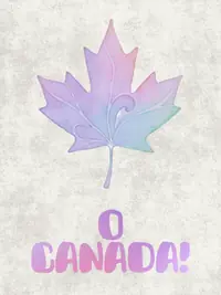 Free Canada Day Card - Gentle Pastel Design