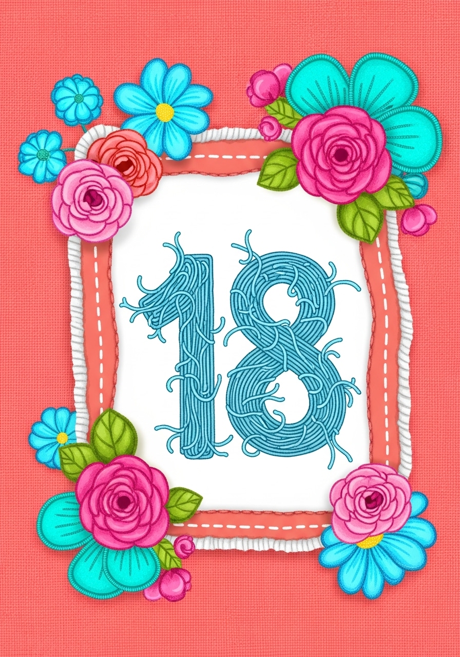 Embroidered Birthday Badge