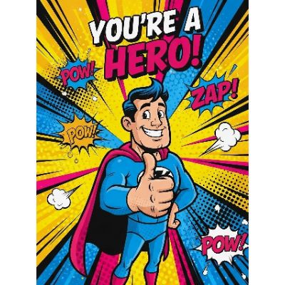Free Thank You Card - Super Friend Superhero!