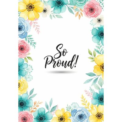 Free Congratulations Card - Delicate Floral Design
