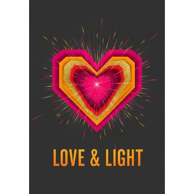 Free Thinking of You Card - Geometric Heart Online