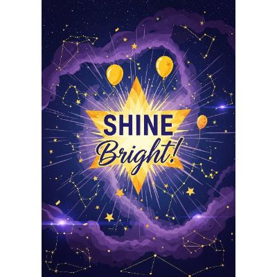 Free Birthday Card - Cosmic Celebration Online