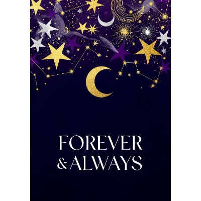 Free Wedding Card - Celestial Union Design